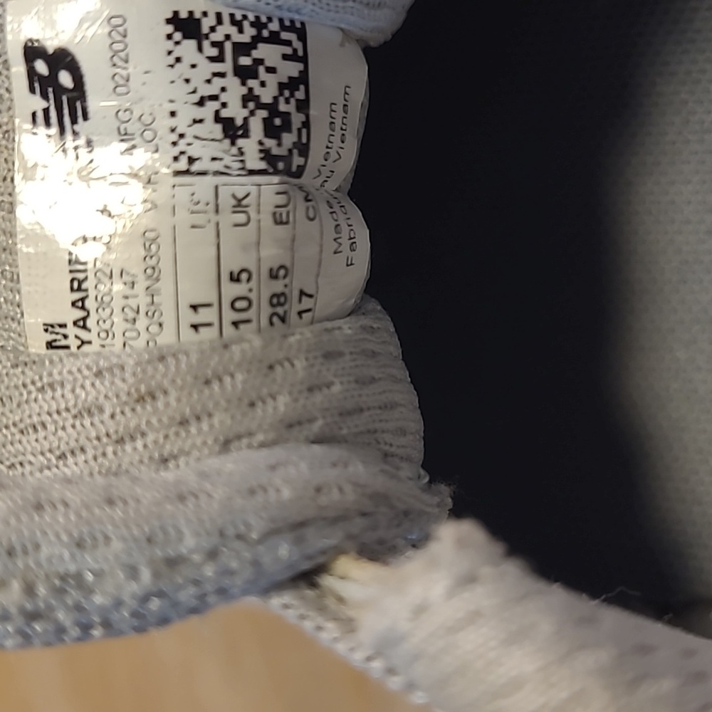 New Balance Fresh Foam Arishi Gray and Pink Kids No Tie Slip On Sneakers - Picture 10 of 10